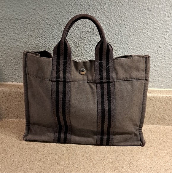 Hermes  Canvas Tote Bag - Picture 2 of 16